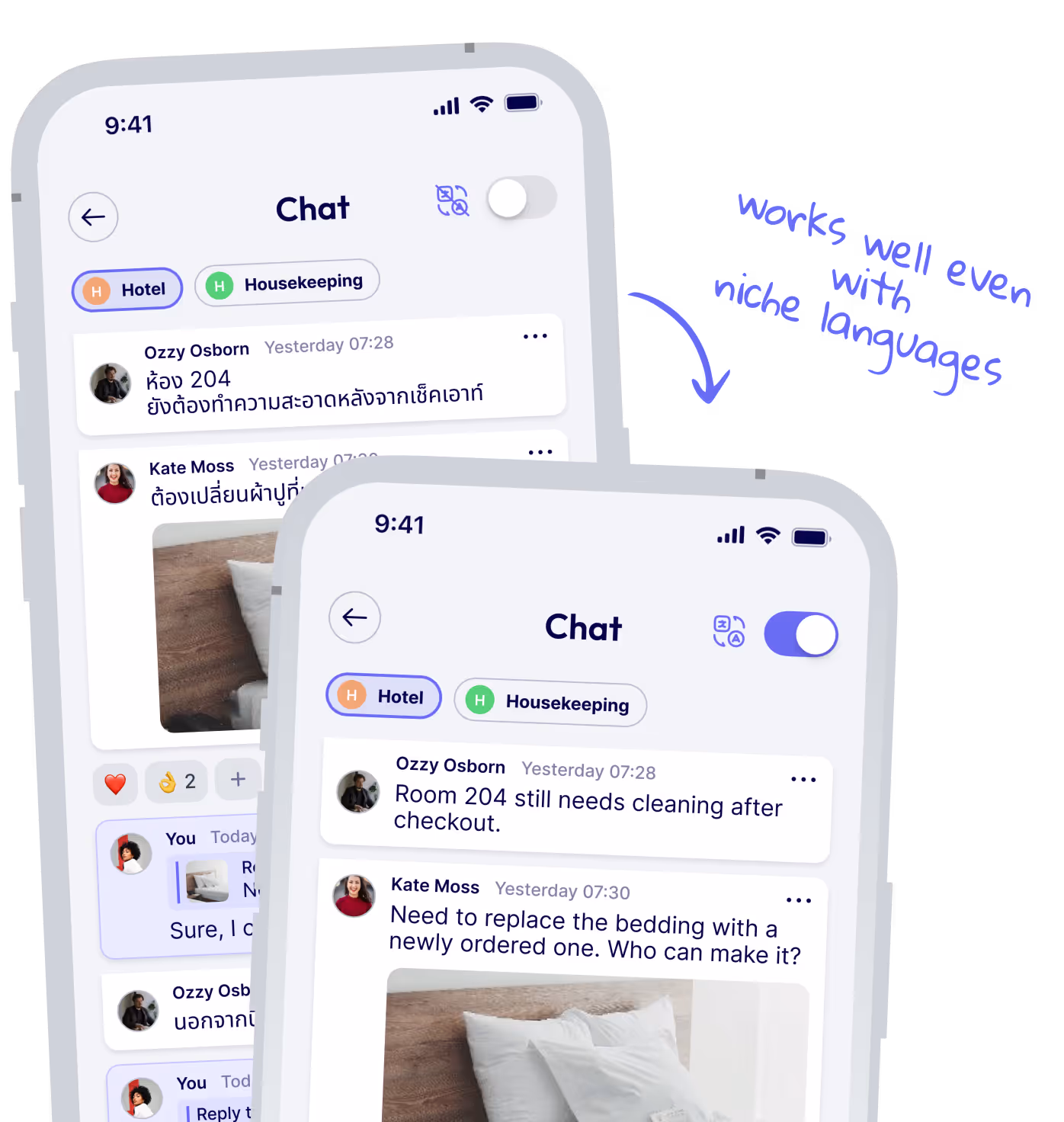 Tasa-real-time translation preview